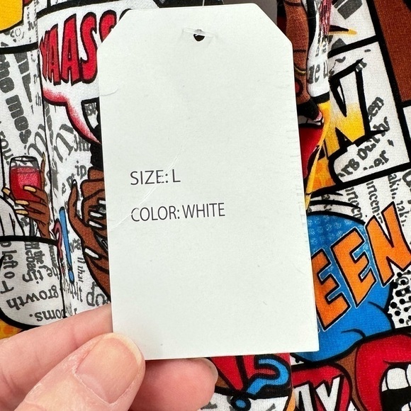 ON Fire NWT Women’s Popular Slogans Lightweight Sweatshirt Hoodie Size Large - Picture 6 of 7